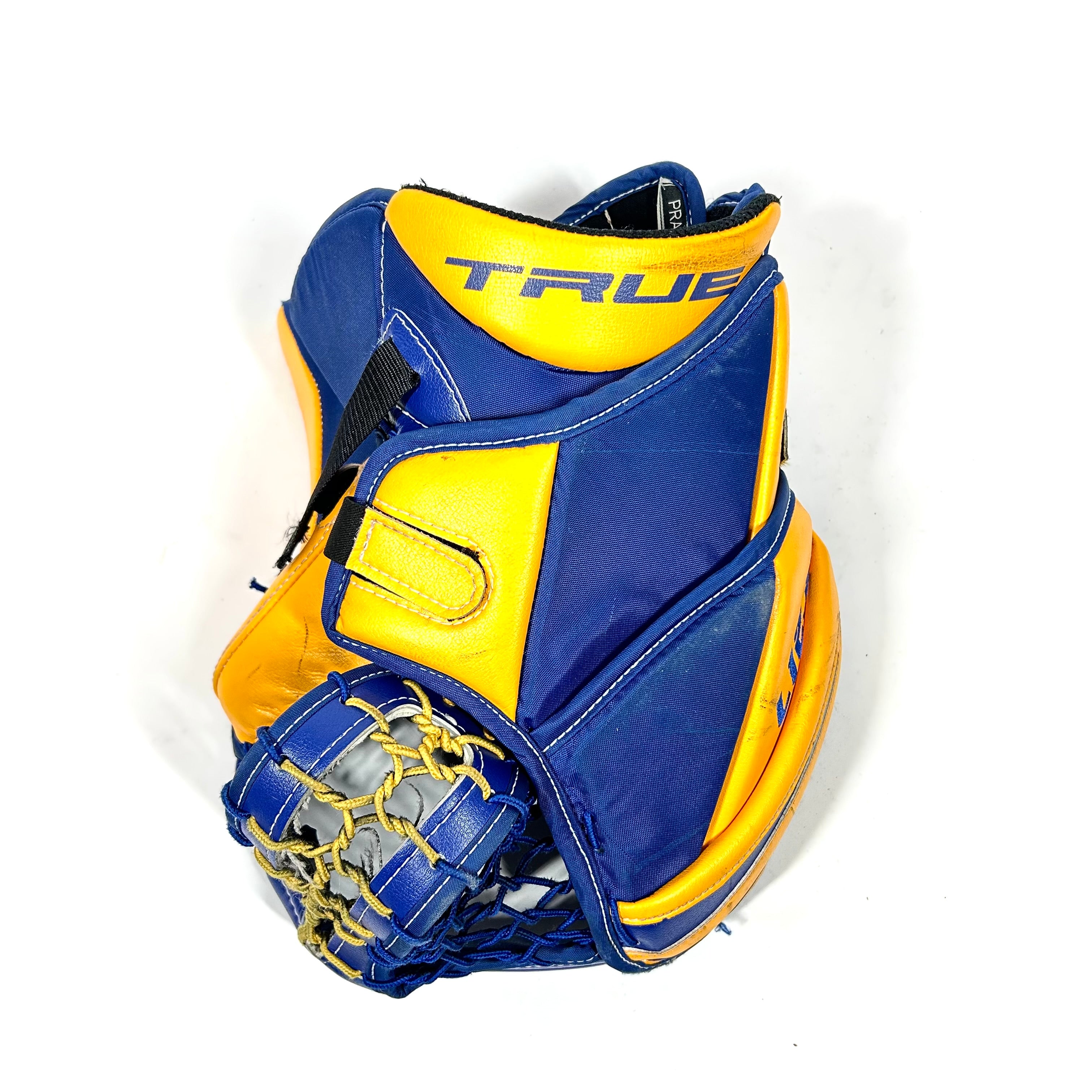 True L12.2 - Gant de gardien Pro Stock d'occasion (bleu/jaune)